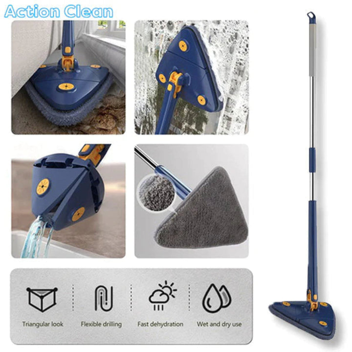 Triangle Flat Mop for Efficient Daily Cleaning