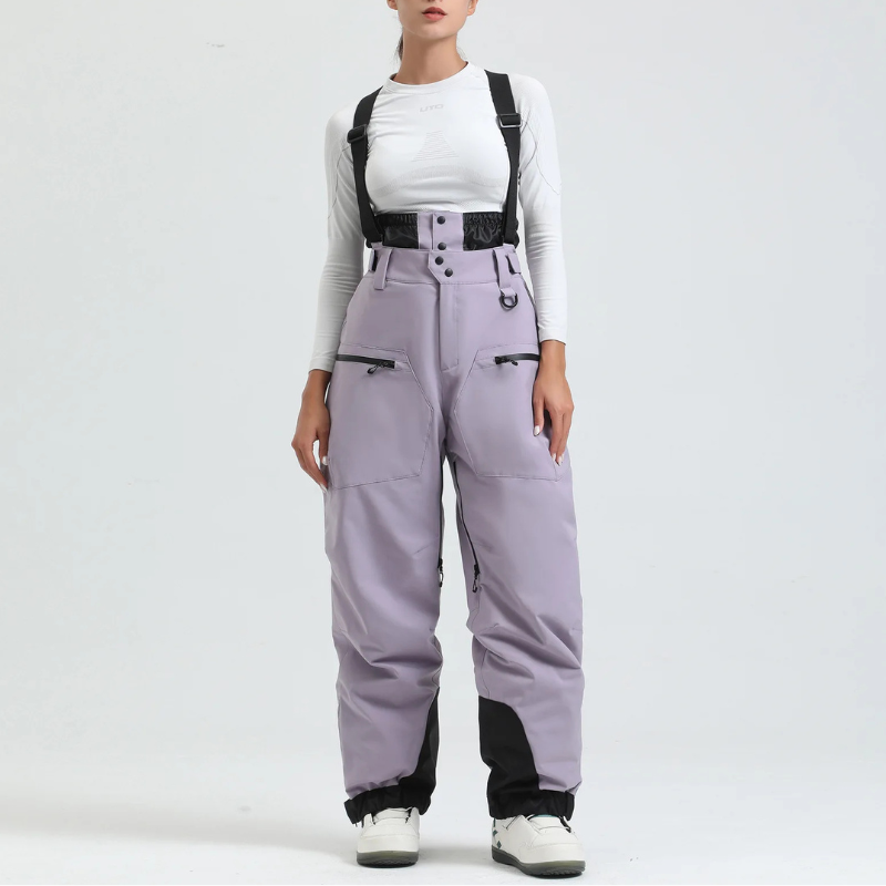 Snow Pants with Adjustable Braces - Rosemarie