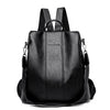 Vintage Genuine Leather Anti-Theft Backpack for Women