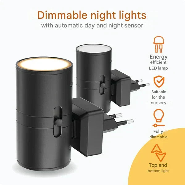 Dimmable Night Light with Sensor – LumenGuard