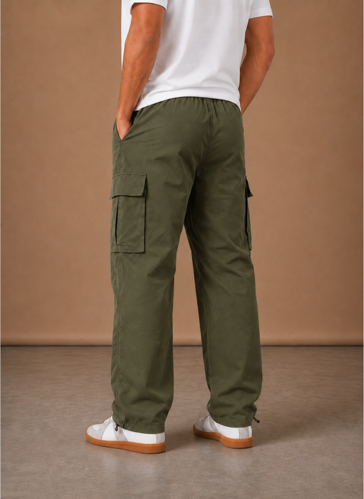 Men's Cargo Pants Relaxed Fit Straight-Leg