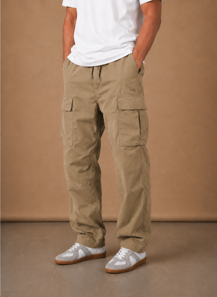 Men's Cargo Pants Relaxed Fit Straight-Leg