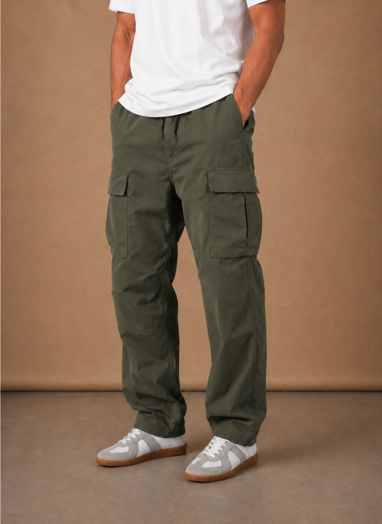 Men's Cargo Pants Relaxed Fit Straight-Leg