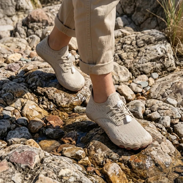 Women's Barefoot Sneakers with Wide Toe Box and Flexible Sole