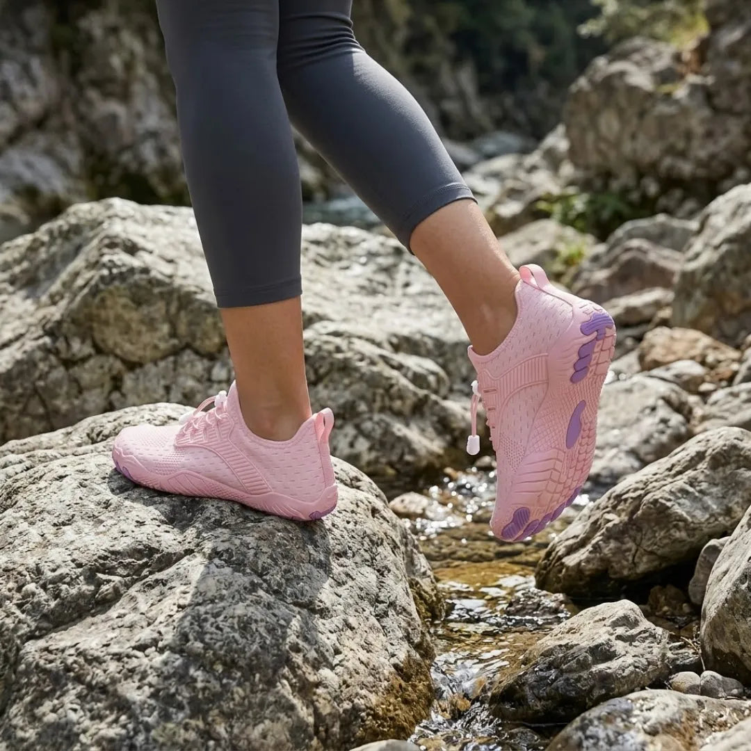 Women's Barefoot Sneakers with Wide Toe Box and Flexible Sole
