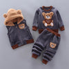 Three-Piece Baby and Toddler Set with Bear Motif – BearHugs