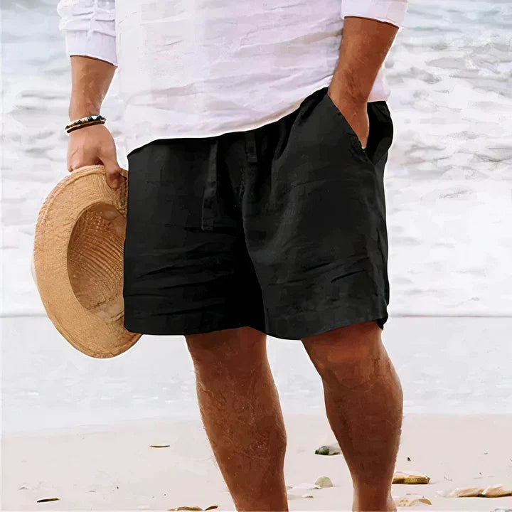 Men's Linen-Blend Shorts