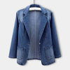 Denim Blazer with Classic Fit