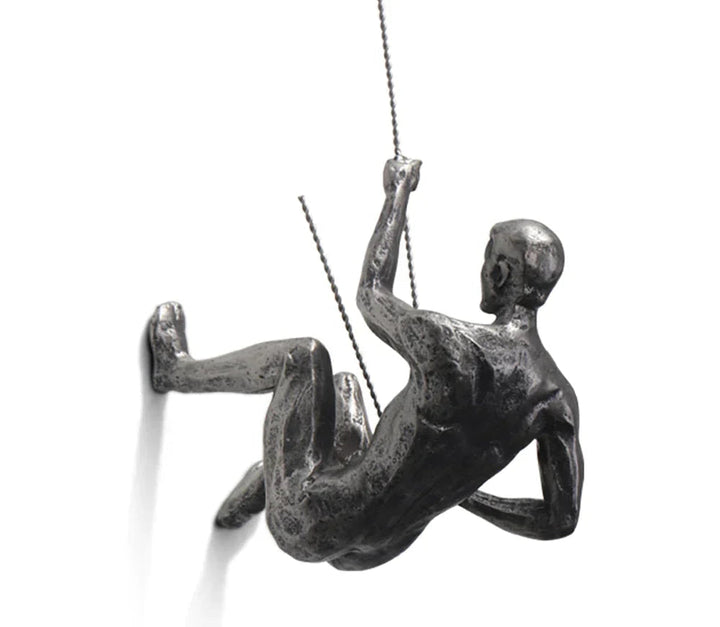 Mountain Climber Wall Sculpture – PeakFigures
