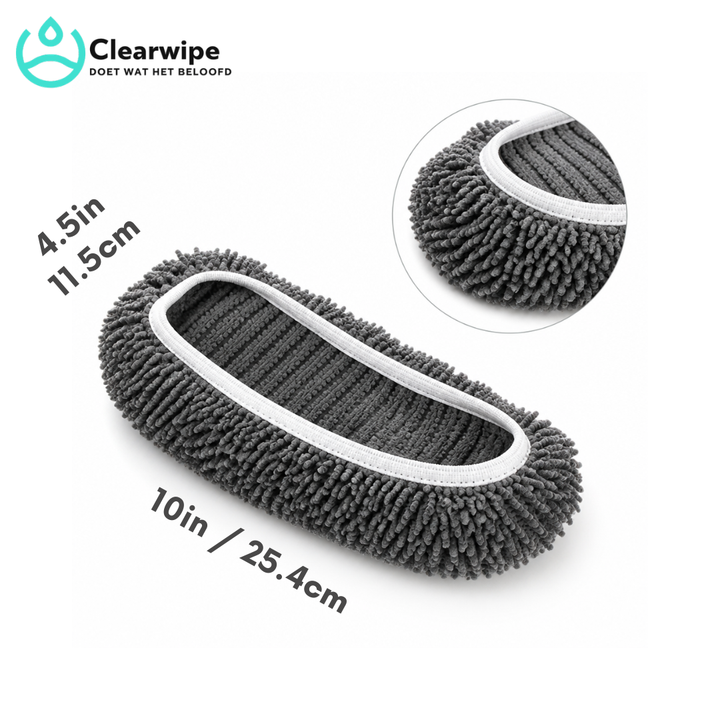 Reusable Microfibre Mop Covers for Wet and Dry Floor Cleaning