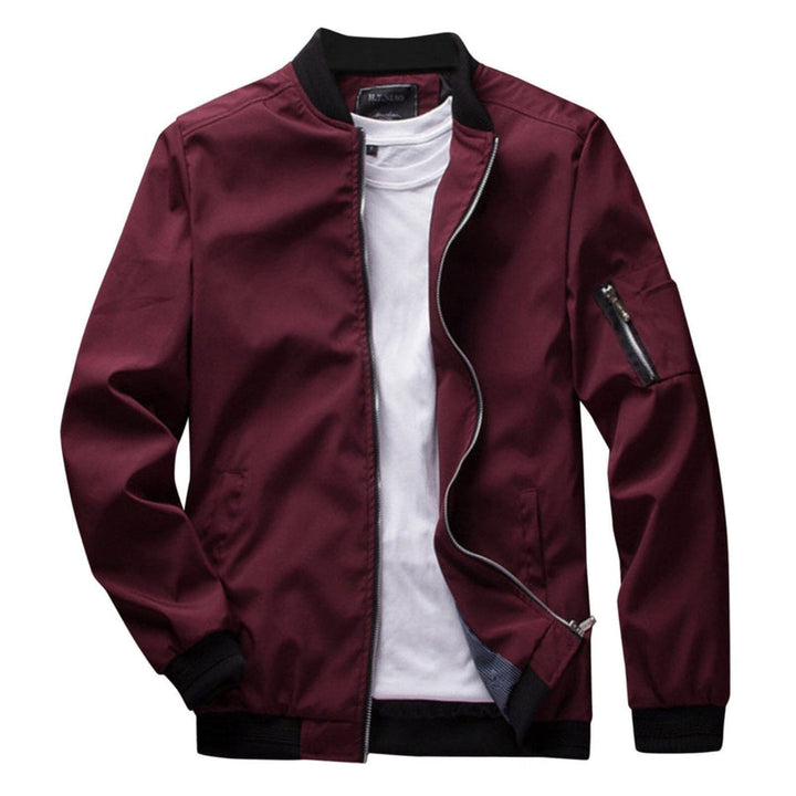 Men's Zip-Up Pocket Jacket for Men