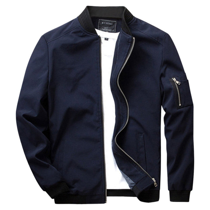 Men's Zip-Up Pocket Jacket for Men