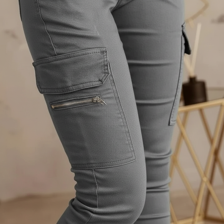 Cargo Jeans with Elasticated Cuffs - Regina