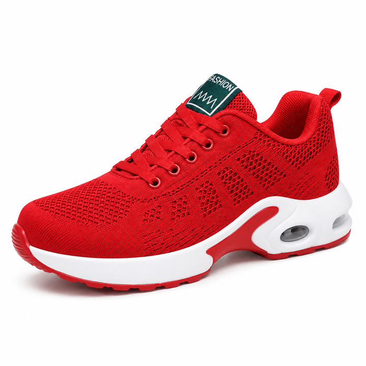 Lightweight orthopedic women's sneakers with breathable mesh and cushioned sole