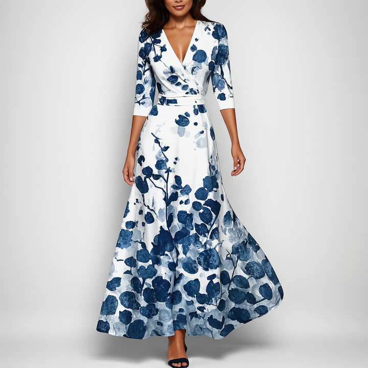 Ready Bohemian V-Neck Maxi Dress