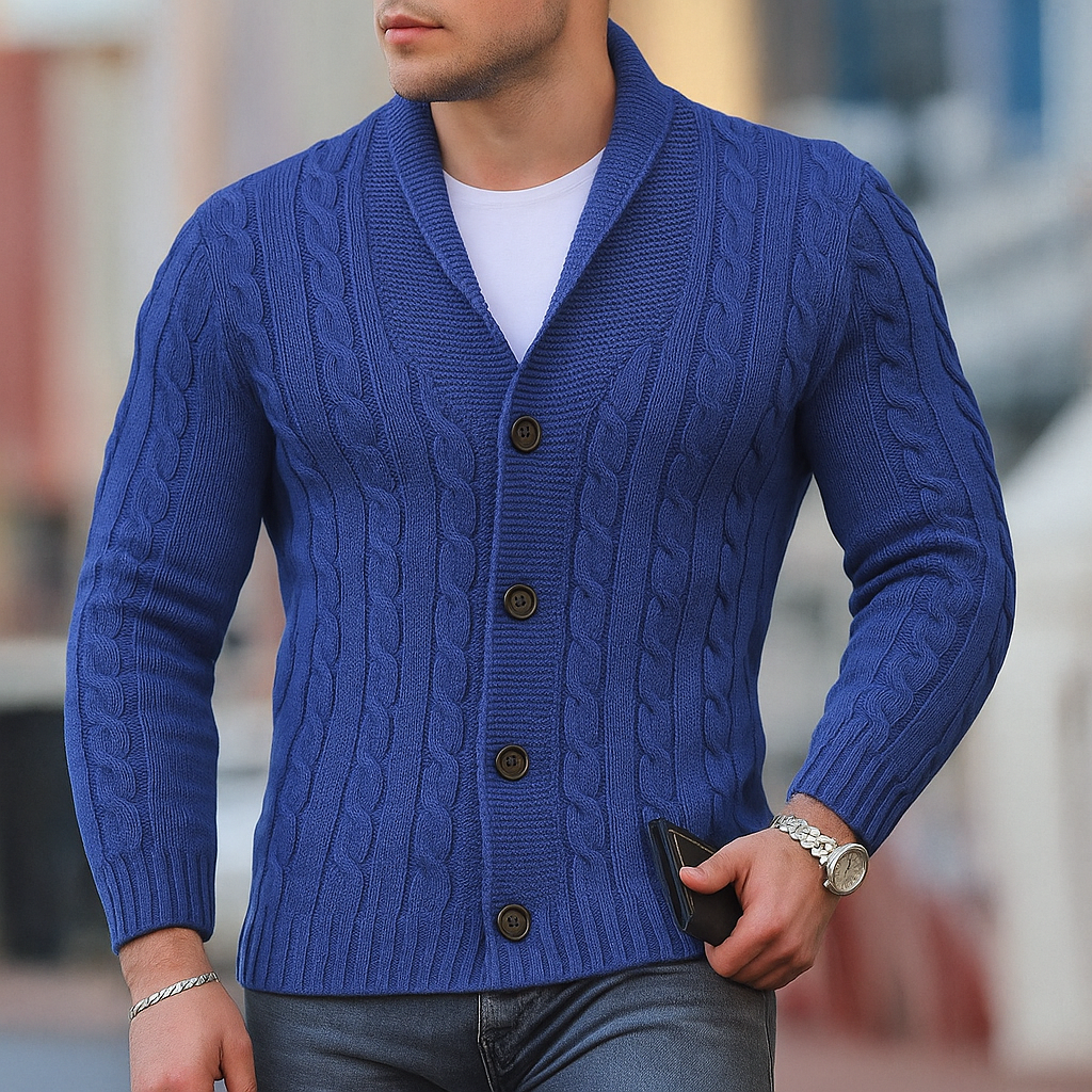 Men’s Warm Knitted Classic Cardigan