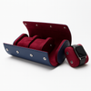 Triple-Slot Watch Roll Case