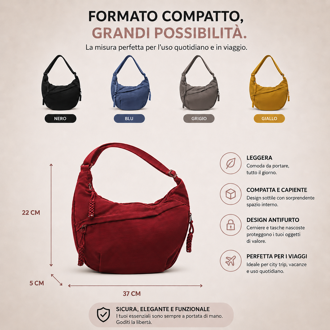 Black Shoulder Bag – Elegant Crossbody Bag for Everyday