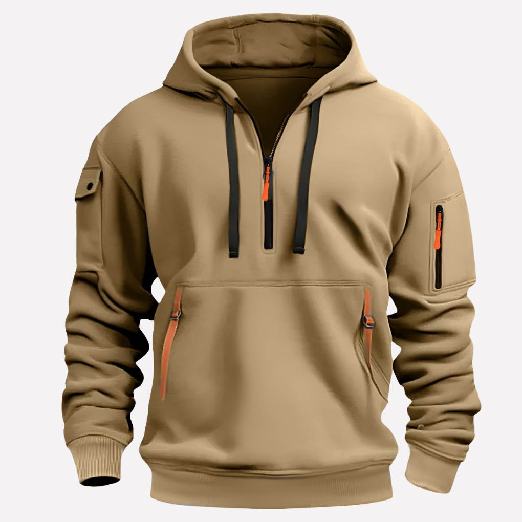 Men’s Hoodie with Adjustable Hood