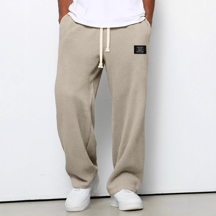 Men's Relaxed Fit Pants with Adjustable Drawstring Waist