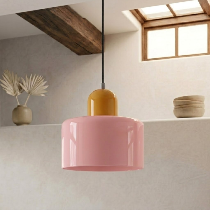 Ring Pendant Light with Extended Halo Design