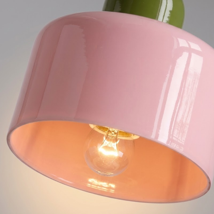 Ring Pendant Light with Extended Halo Design