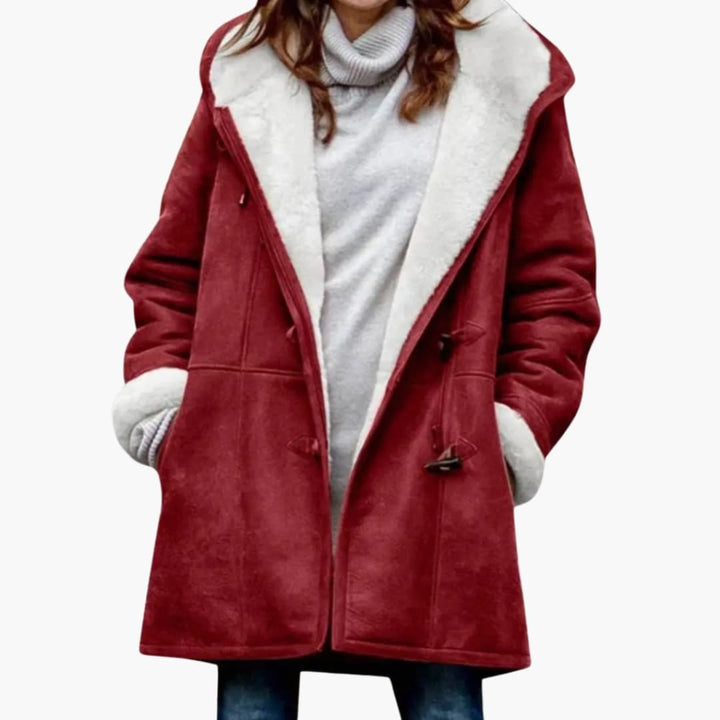Women’s Hooded Coat – Toggle Front Style