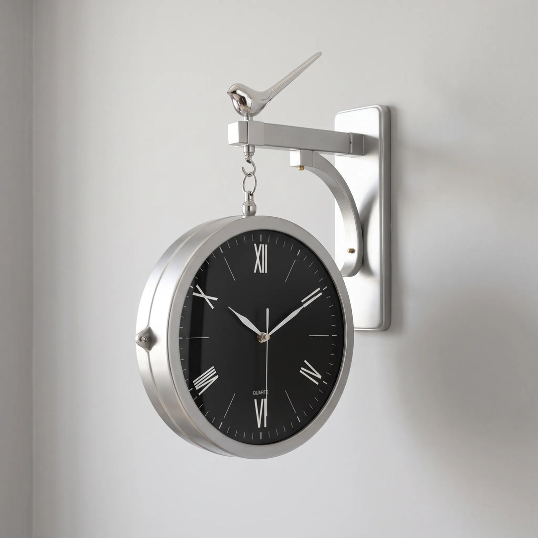 Double-Sided Wall Clock – ChronoVista