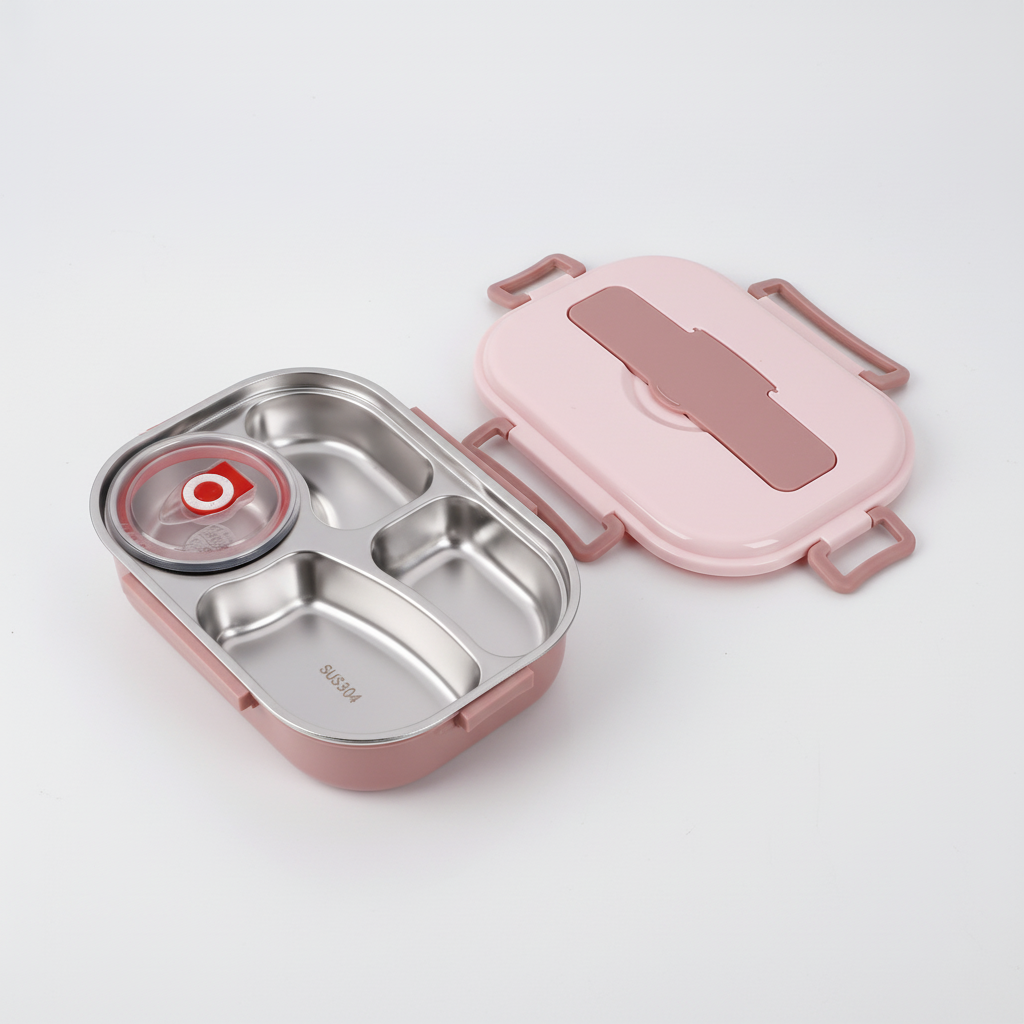 Stainless Steel Bento Lunch Box - HeatNook