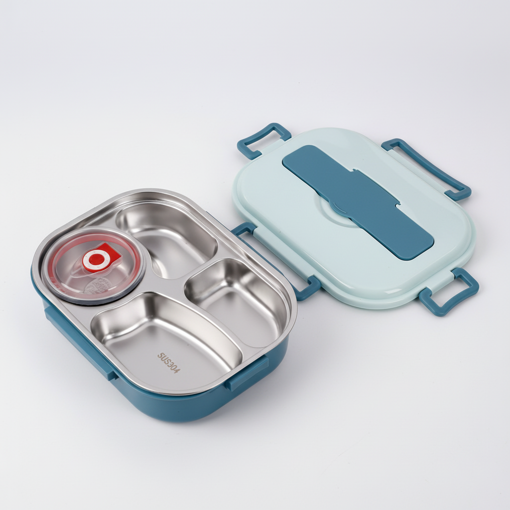 Stainless Steel Bento Lunch Box - HeatNook