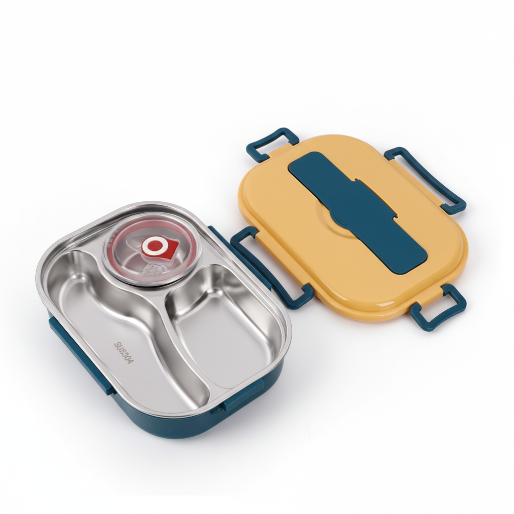 Stainless Steel Bento Lunch Box - HeatNook