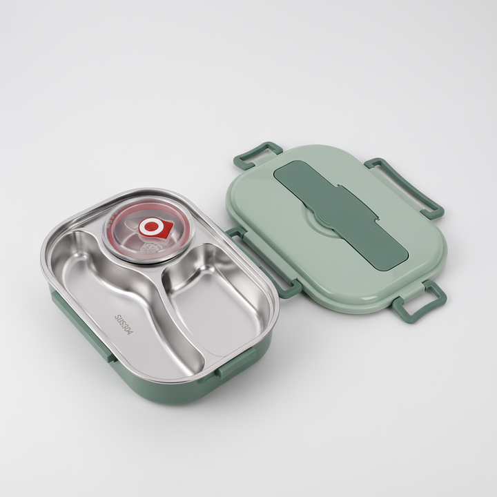 Stainless Steel Bento Lunch Box - HeatNook