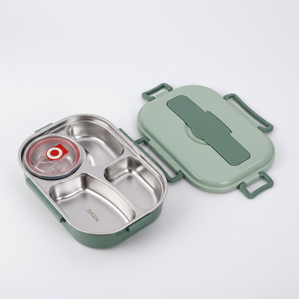 Stainless Steel Bento Lunch Box - HeatNook
