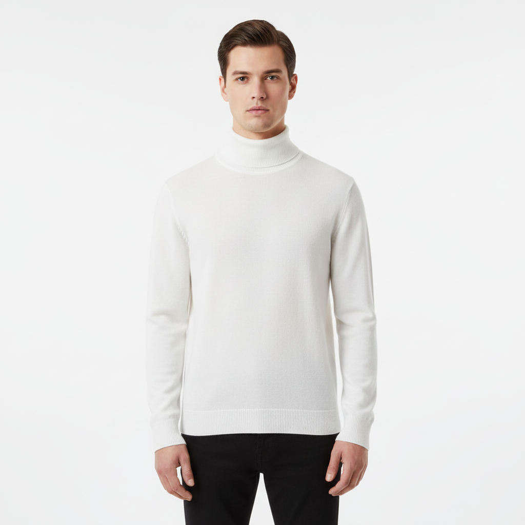 Elegantly Tailored Turtleneck Sweater – Harald