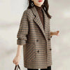 Women’s Coat with Classic Double-Breasted Design