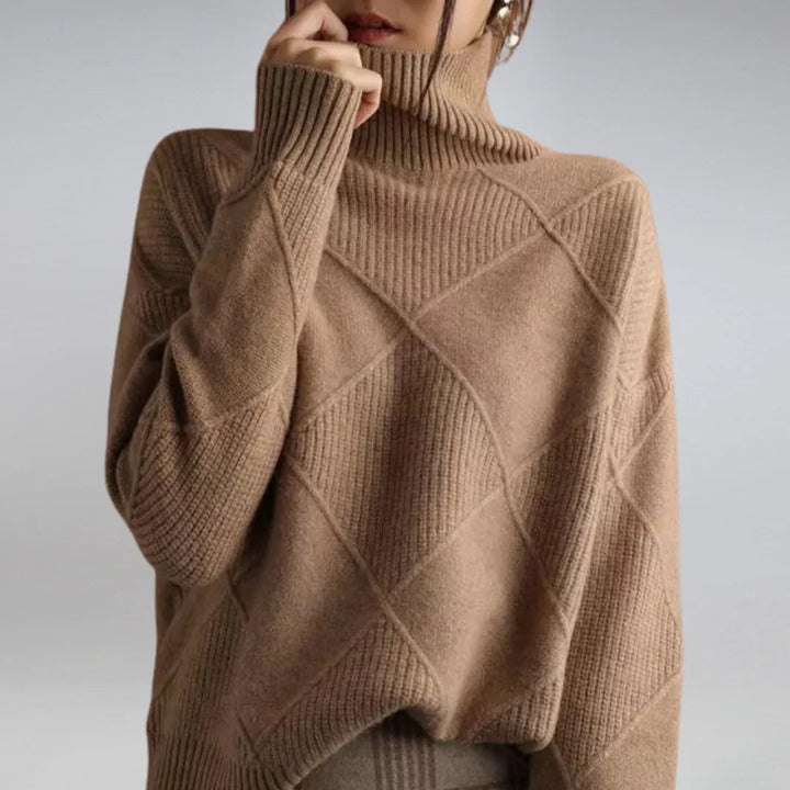 Luxurious Women's Turtleneck Sweater