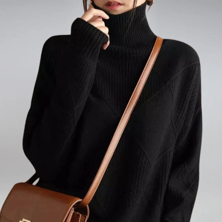 Luxurious Women's Turtleneck Sweater