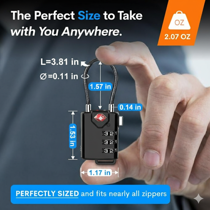 Travel-Friendly Combination Locks