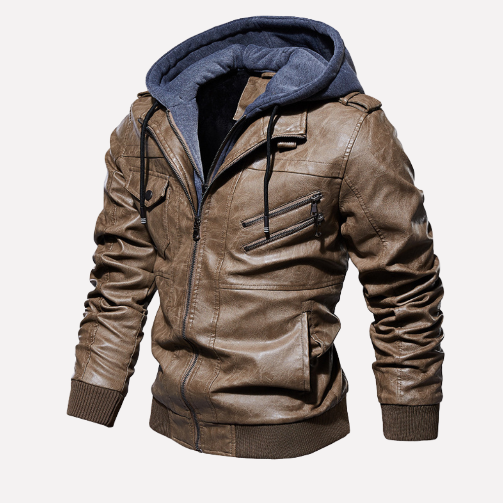 Men’s Winter Coat with Faux fur collar