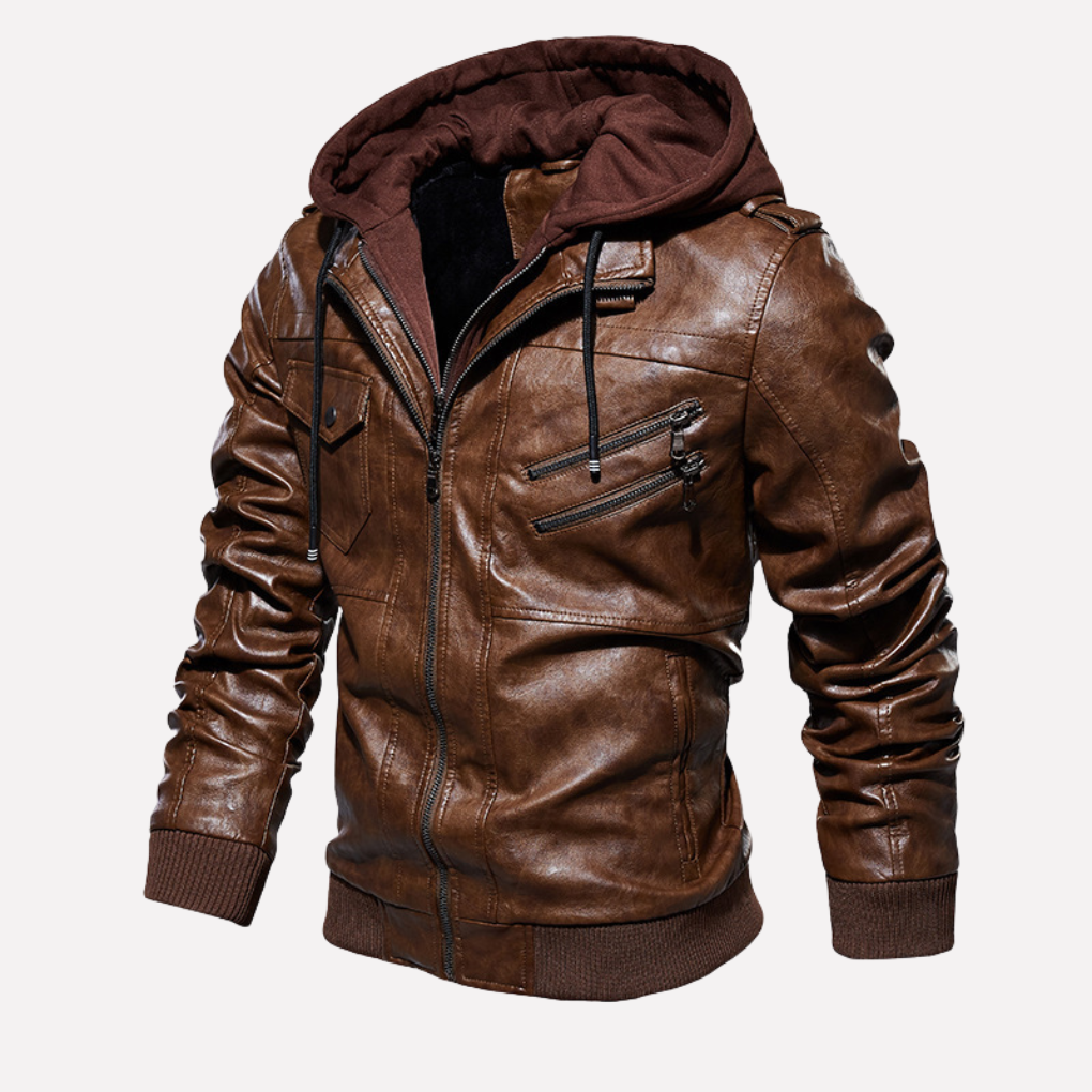 Men’s Winter Coat with Faux fur collar