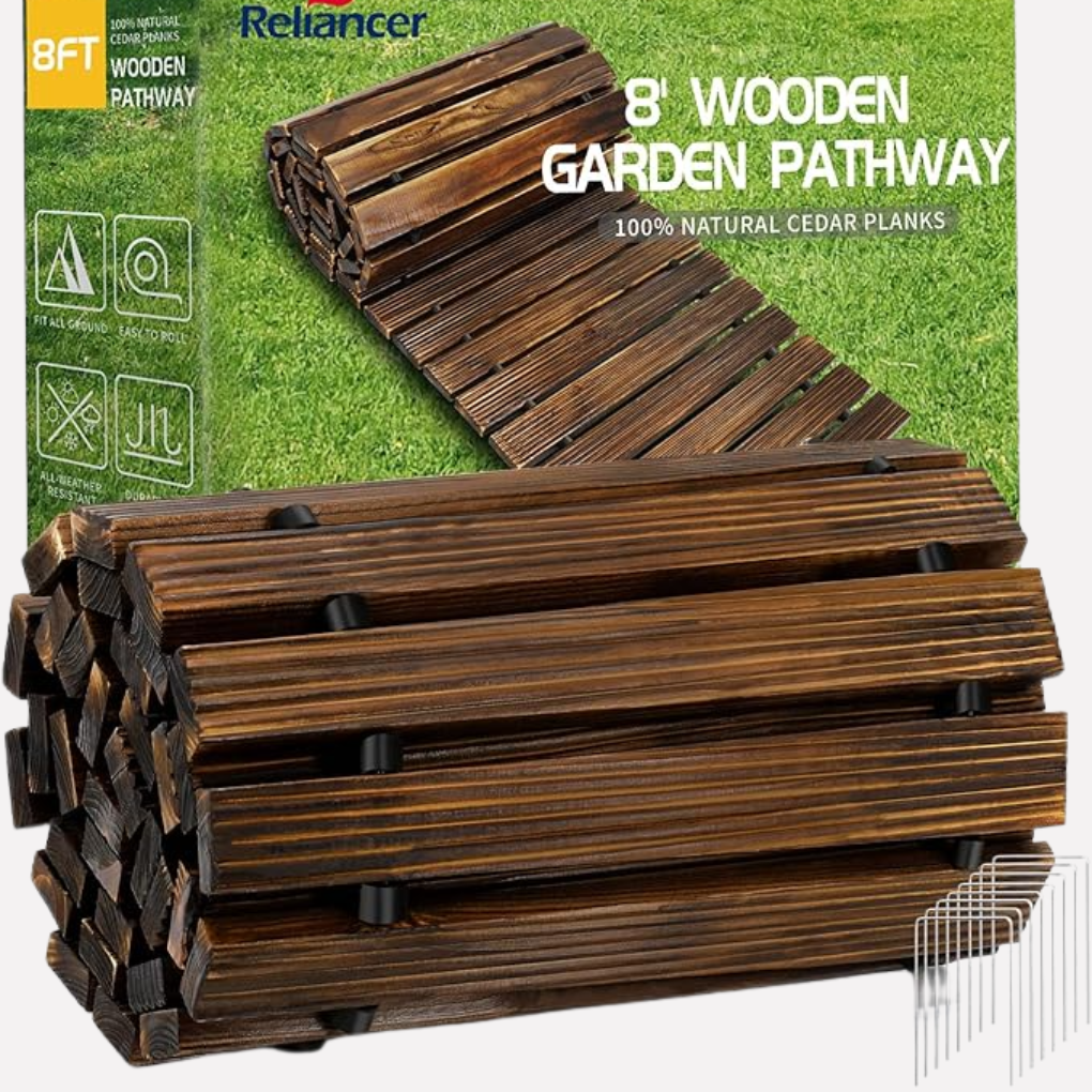 Wooden Roll-Out Garden Pathway