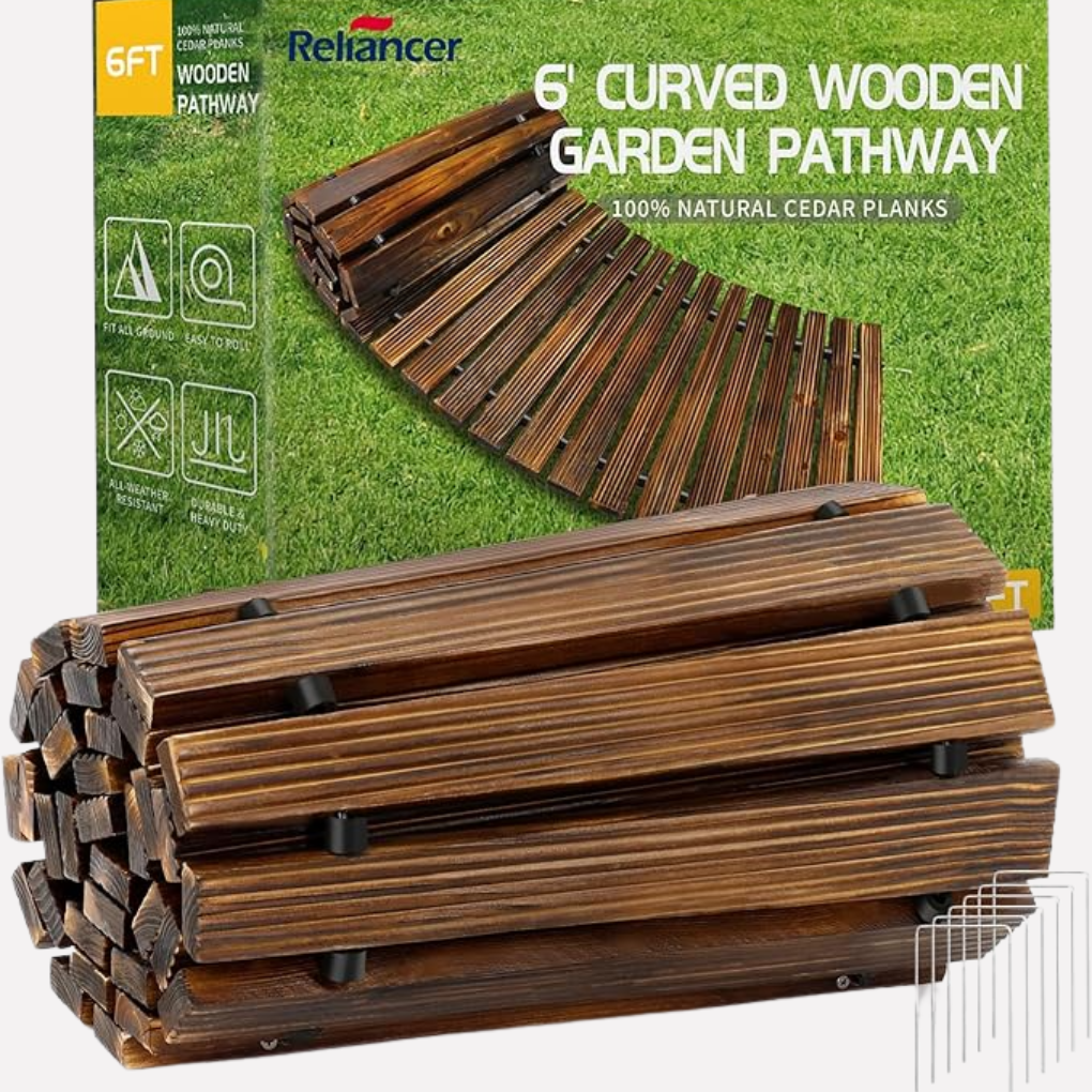 Wooden Roll-Out Garden Pathway