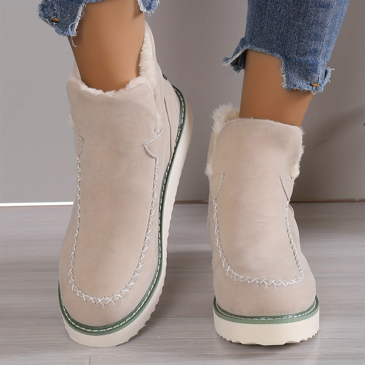 Faux Fur-Lined Winter Shoes