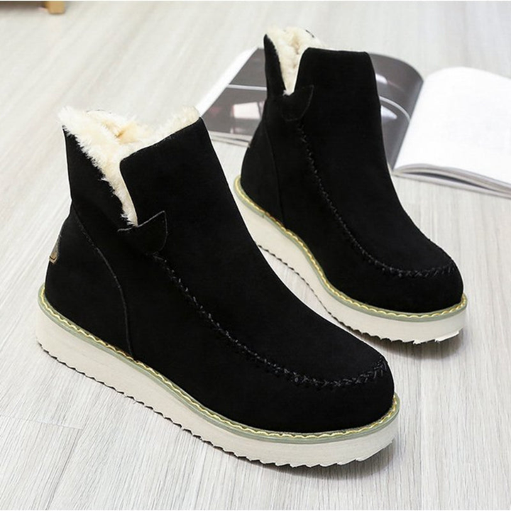 Faux Fur-Lined Winter Shoes