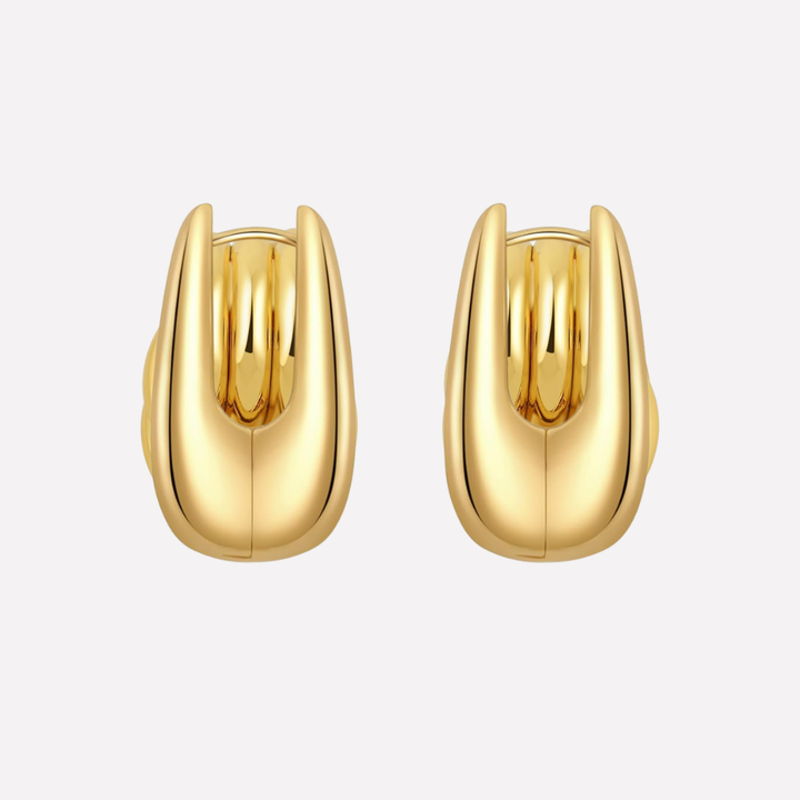 Two-Tone Knot Drop Earrings – Gold and Silver