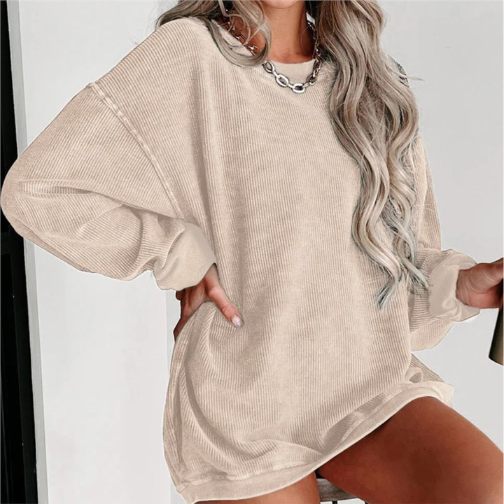 Women’s Oversized Graphic Crewneck Sweatshirt
