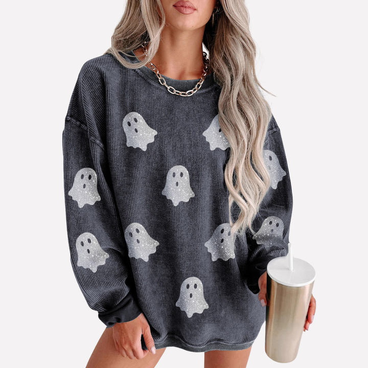 Women’s Oversized Graphic Crewneck Sweatshirt