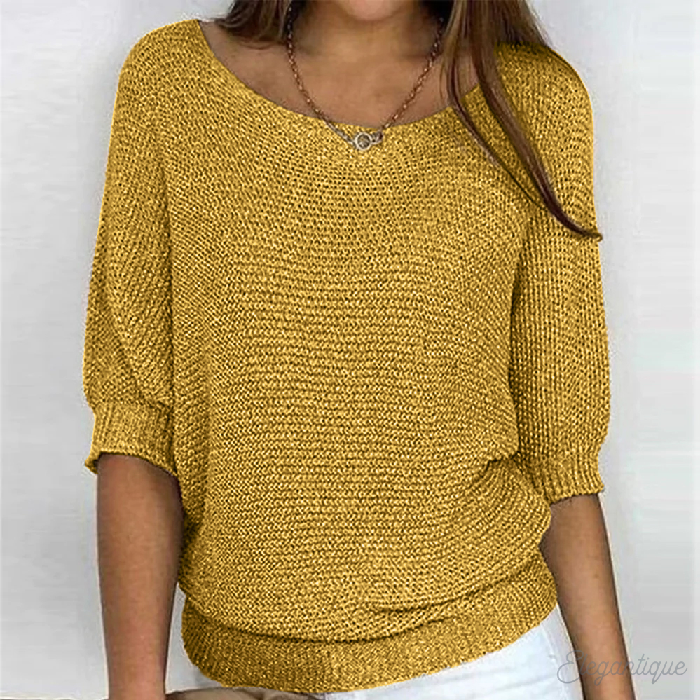 Solid Casual Women's Oversize Sweater - Cozy Simplicity for Effortless Everyday Style
