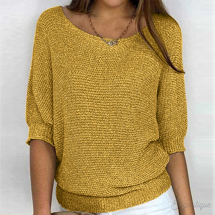 Solid Casual Women's Oversize Sweater - Cozy Simplicity for Effortless Everyday Style