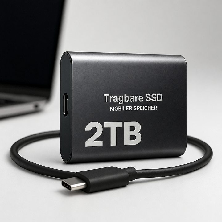 Portable 2 TB SSD for Laptop and PC